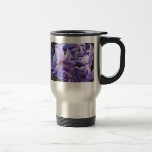 Tasse de voyage de fleurs de jacinthe (Droit)