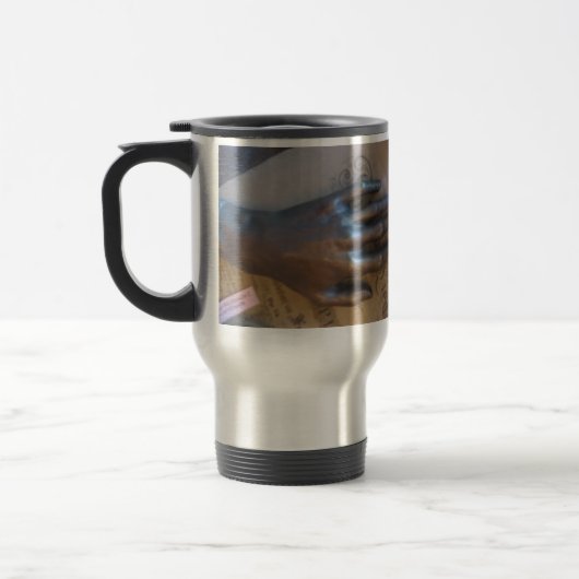Tasse de voyage de fonte de la main de Chopin (Gauche)