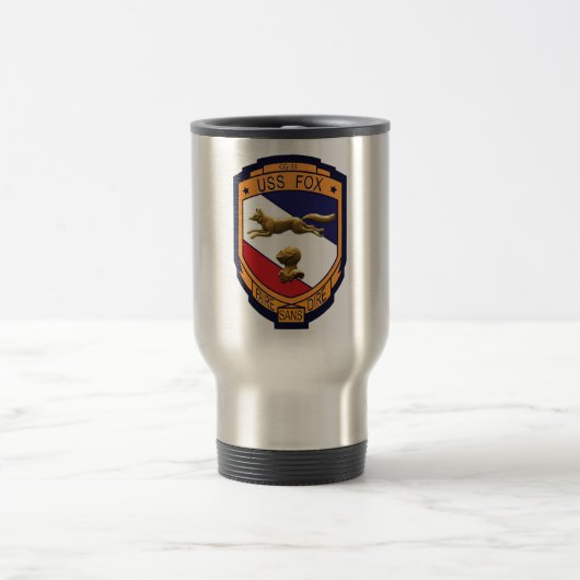 Tasse de voyage de Fox d'USS (CG-33) (Centre)
