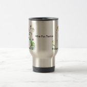 Tasse de voyage de Fox Terrier de fil (Centre)