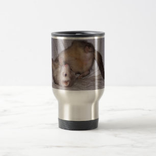 Tasse de voyage de furet