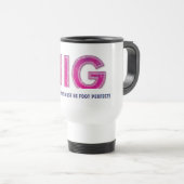Tasse de voyage de gabarit (Devant droit)