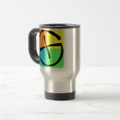 Tasse de voyage de Geocaching (Devant gauche)