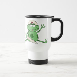 Tasse de voyage de grenouille d'infirmière