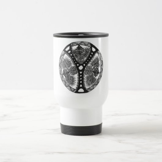 Tasse de voyage de griffonnage de Y (Centre)
