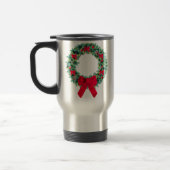 Tasse de voyage de guirlande de vacances (Gauche)