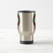 Tasse de voyage de guirlande de vacances (Centre)