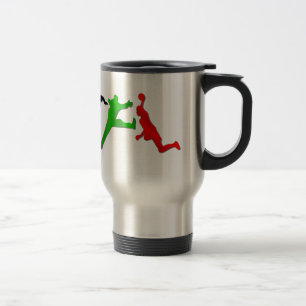 Tasse de voyage de handball - donnez comme cadeau