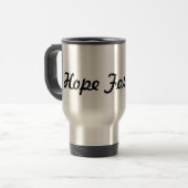 Tasse de voyage de HopeForKim (Devant gauche)