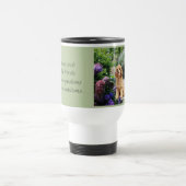 Tasse de voyage de jardin de caniche (Centre)