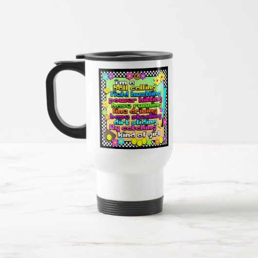 Tasse de voyage de joueurs de base-ball de (Gauche)