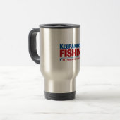Tasse de voyage de KeepAmericaFishing (Devant gauche)