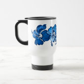 Tasse de voyage de ketmie d'aquarelle (Gauche)