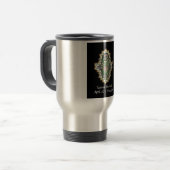Tasse de voyage de Khamsa de Taureau (Devant gauche)