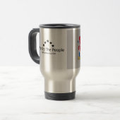 Tasse de voyage de la crête WATP de gardes (Devant gauche)