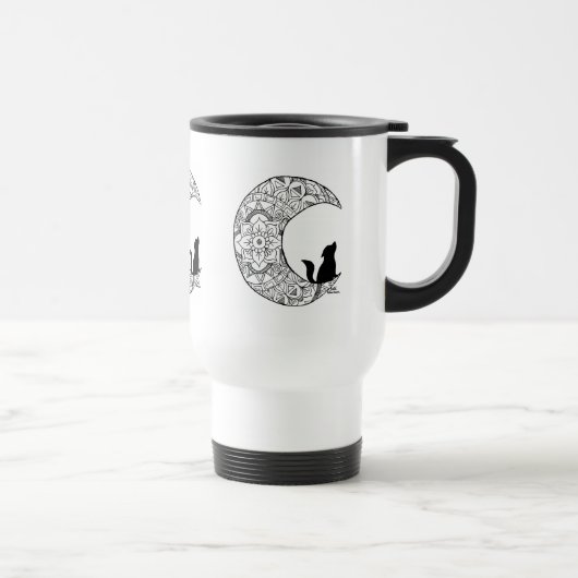 Tasse de voyage de la lune de la violette (Droite)