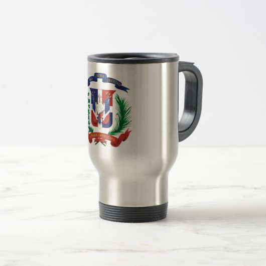 Tasse de voyage de la République Dominicaine (Devant droit)