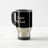 Tasse de voyage de labrador retriever (Devant gauche)