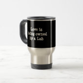 Tasse de voyage de labrador retriever (Devant gauche)