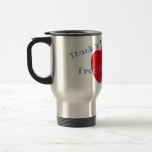 Tasse de voyage de l'acier inoxydable du