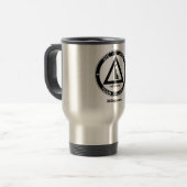 Tasse de voyage de logo de 302 Jiu Jitsu (Devant gauche)