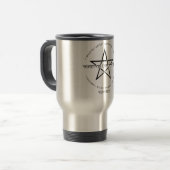 Tasse de voyage de logo de Coven de la savane (Devant gauche)