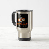 Tasse de voyage de logo d'Infinaut (Devant gauche)