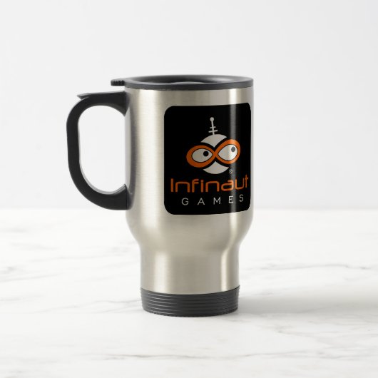Tasse de voyage de logo d'Infinaut (Gauche)