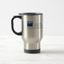 Tasse de voyage de LWVAH (logo faisant face)