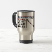 TASSE DE VOYAGE DE MACHETTE DE ZOMBI (Devant gauche)