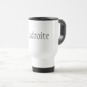 Tasse de voyage de Maladroite (Devant droit)
