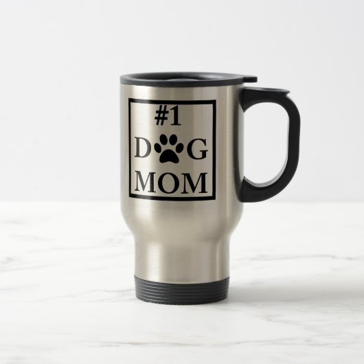 Tasse de voyage de maman de chien de la force #1 (Droit)