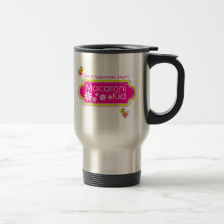 Tasse de voyage de maman de macaronis