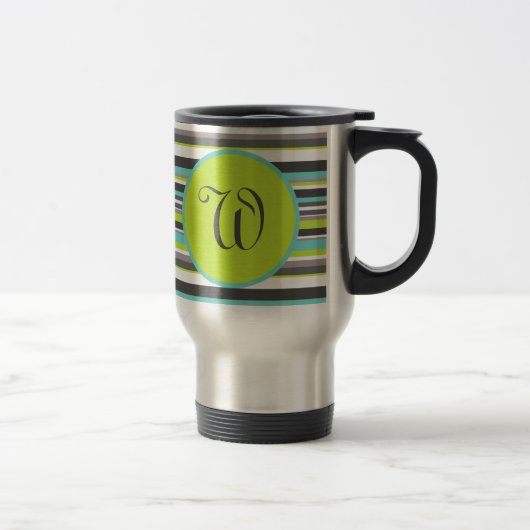Tasse de voyage de monogramme (Droit)