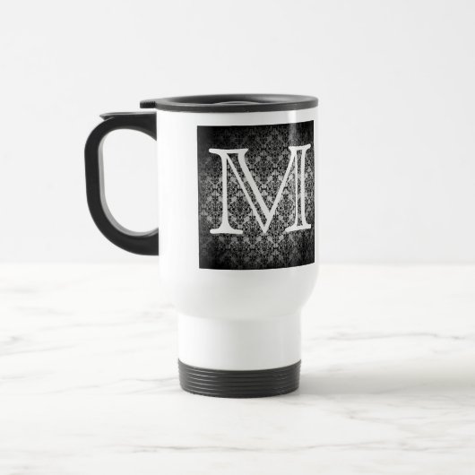 tasse de voyage de monogramme (Gauche)