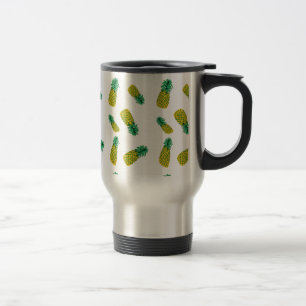 Tasse de voyage de motif d'ananas