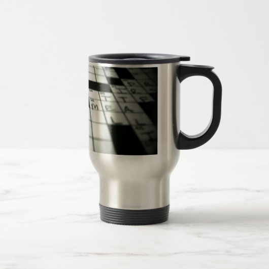 Tasse de voyage de mots croisé (Droit)