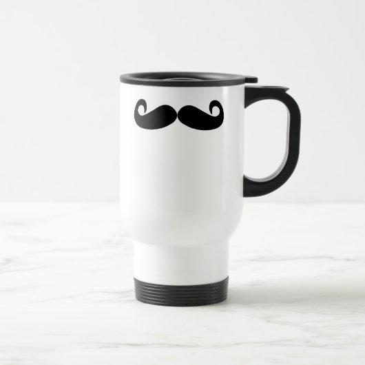 Tasse de voyage de moustache (pour des gauchistes (Droite)