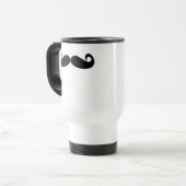 Tasse de voyage de moustache (pour des righties) (Devant gauche)