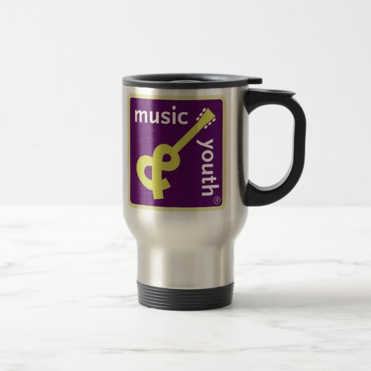 Tasse de voyage de musique et de jeunesse (Droit)