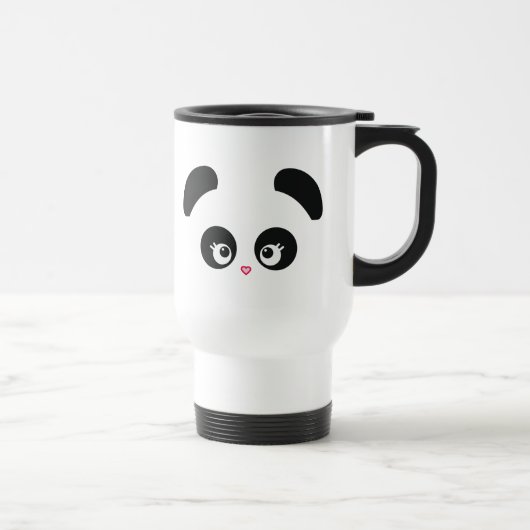Tasse de voyage de Panda® d'amour (Droite)