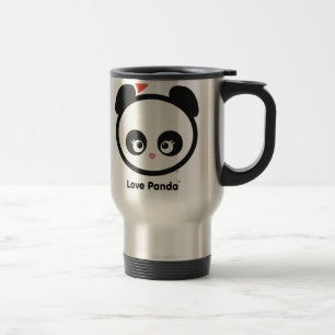 Tasse de voyage de Panda® d'amour