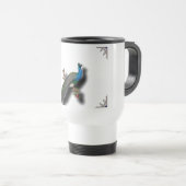 tasse de voyage de paon (Devant droit)