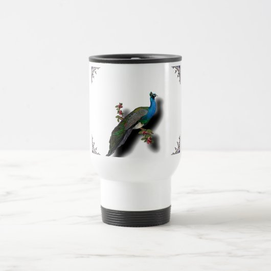 tasse de voyage de paon (Centre)