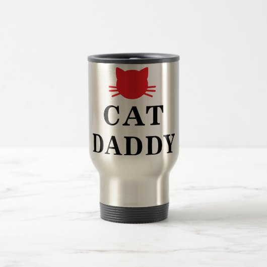 Tasse de voyage de papa de chat (Centre)