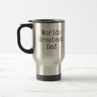 Tasse de voyage de papa des mondes de mur de