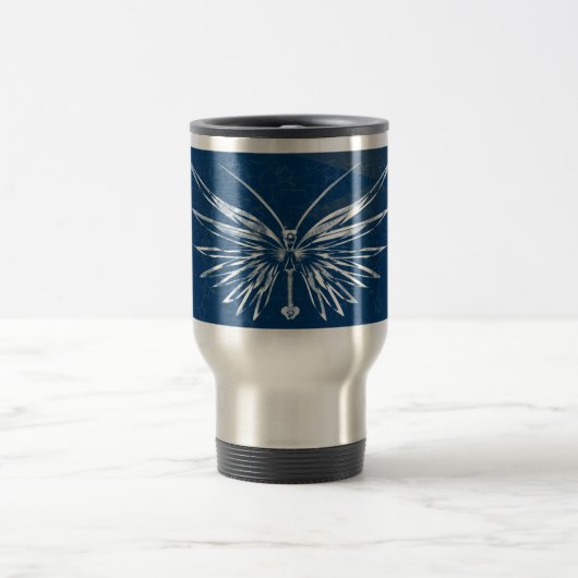 Tasse de voyage de papillon de crâne (Centre)