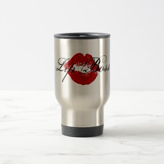 Tasse de voyage de patron de lèvre (Centre)