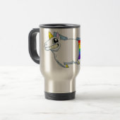 Tasse de voyage de pets de licorne (Devant gauche)