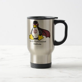 Tasse de voyage de pingouin de vengeur de LPI